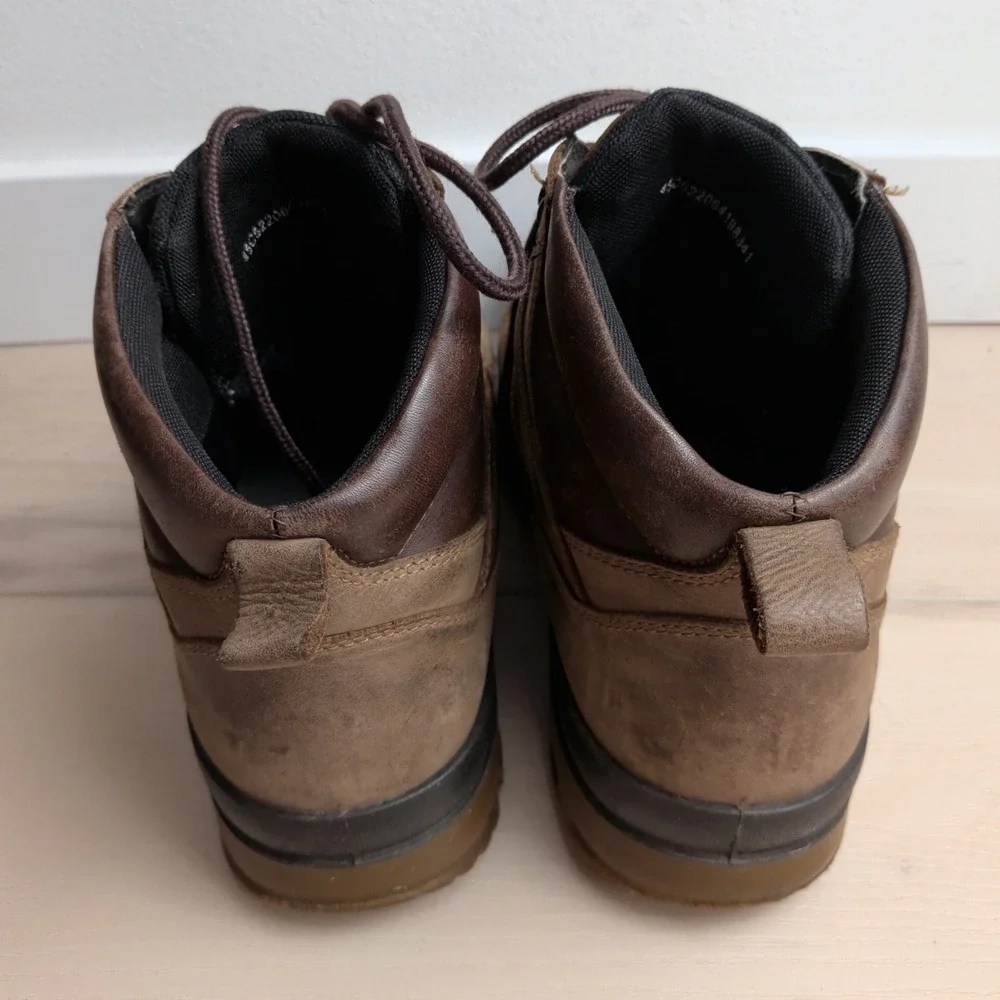 ECCO Track 25 Gore-Tex Mid Hiking Boots Mens US 11/11.5 EU45 Brown Waterproof